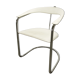 Chaise de bureau en cuir des années 80
