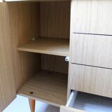 Low buffet vinatge formica fake wood