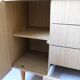 Buffet bas vinatge en formica faux bois