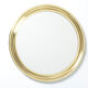 Italian brass mirror by Sergio Mazza for Artemide 1960s