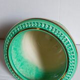 Ceramic pot cover in Art-Deco slurry