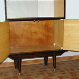 Vitrine bar en palissandre de rio