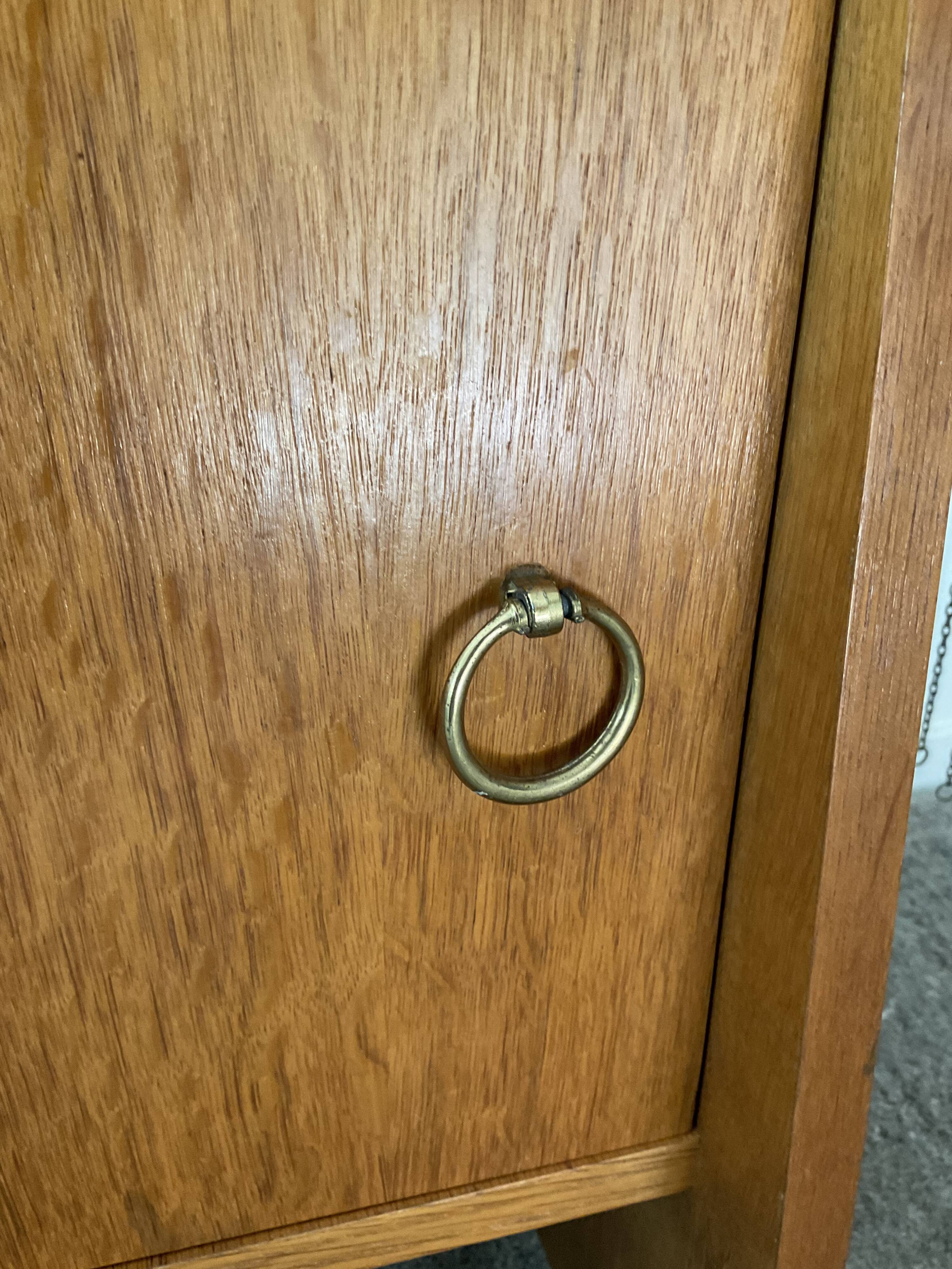 Vintage teak bedside table 60s-70s