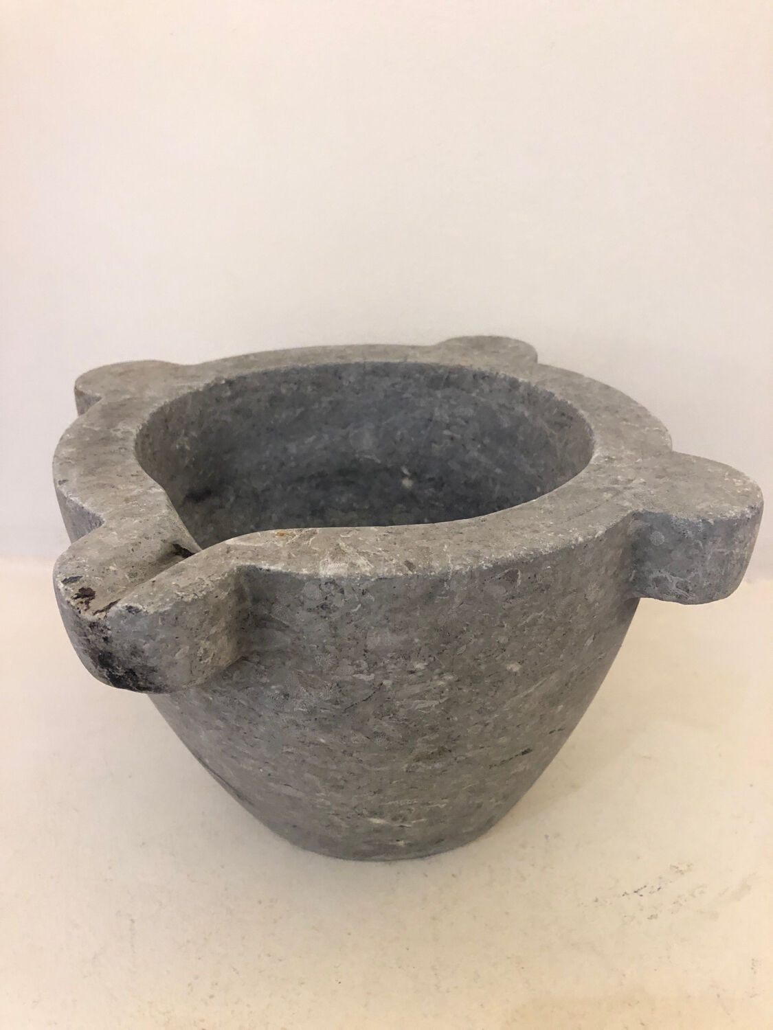 Limestone mortar, 19th century