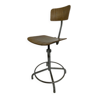 Chaise à dessin industrielle Friso Kramer pour Ahrend de Cirkel vers 1960