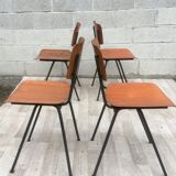 Set of 4 vintage chairs and design Eromes