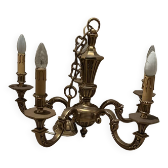 Lustre en bronze 5 branches