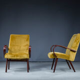 Armchairs by Jaroslav Smidek for Ton, 1960s, Set of 2