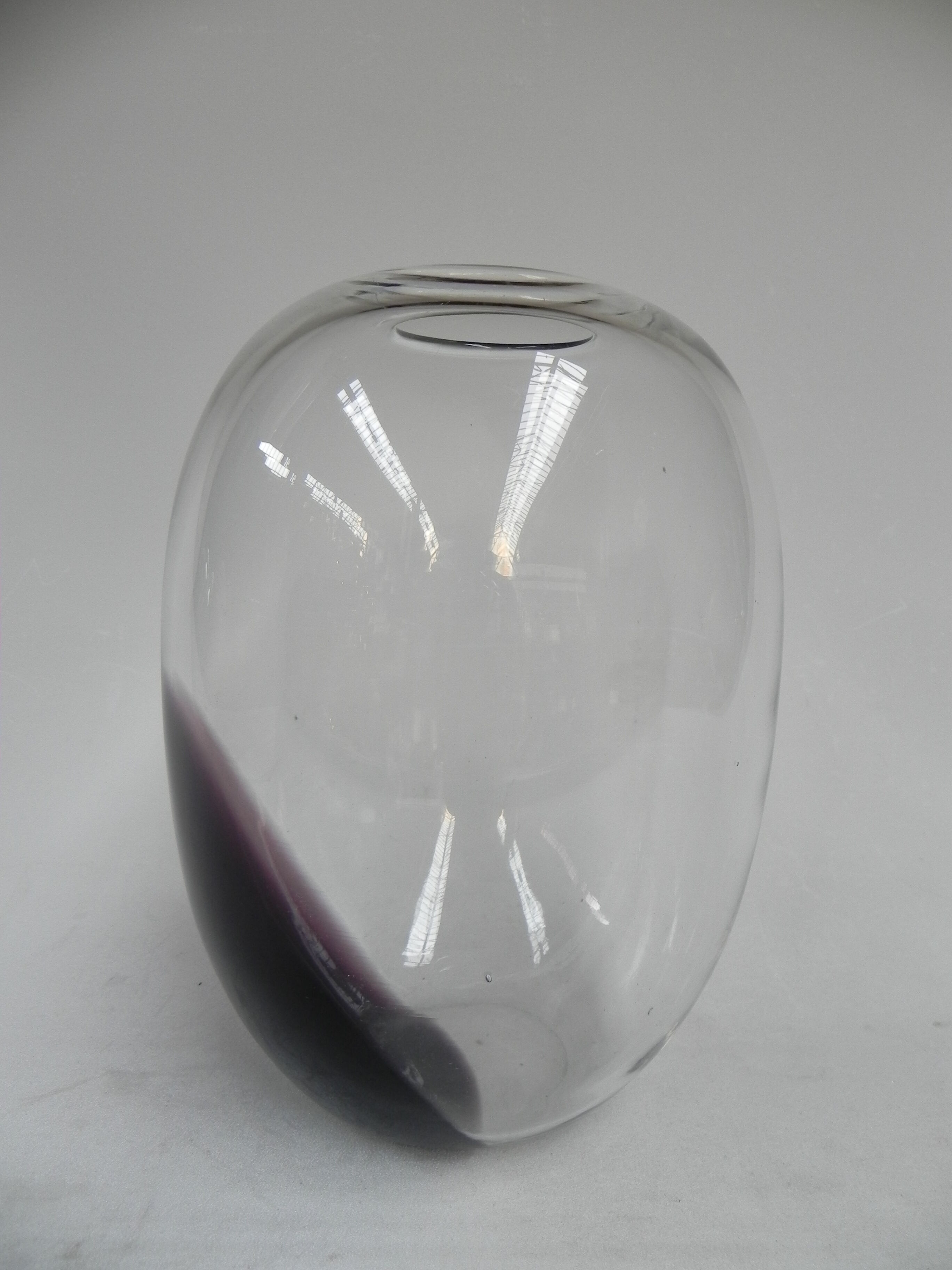 Glass vintage vase