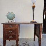 Bureau en chêne massif époque 1900
