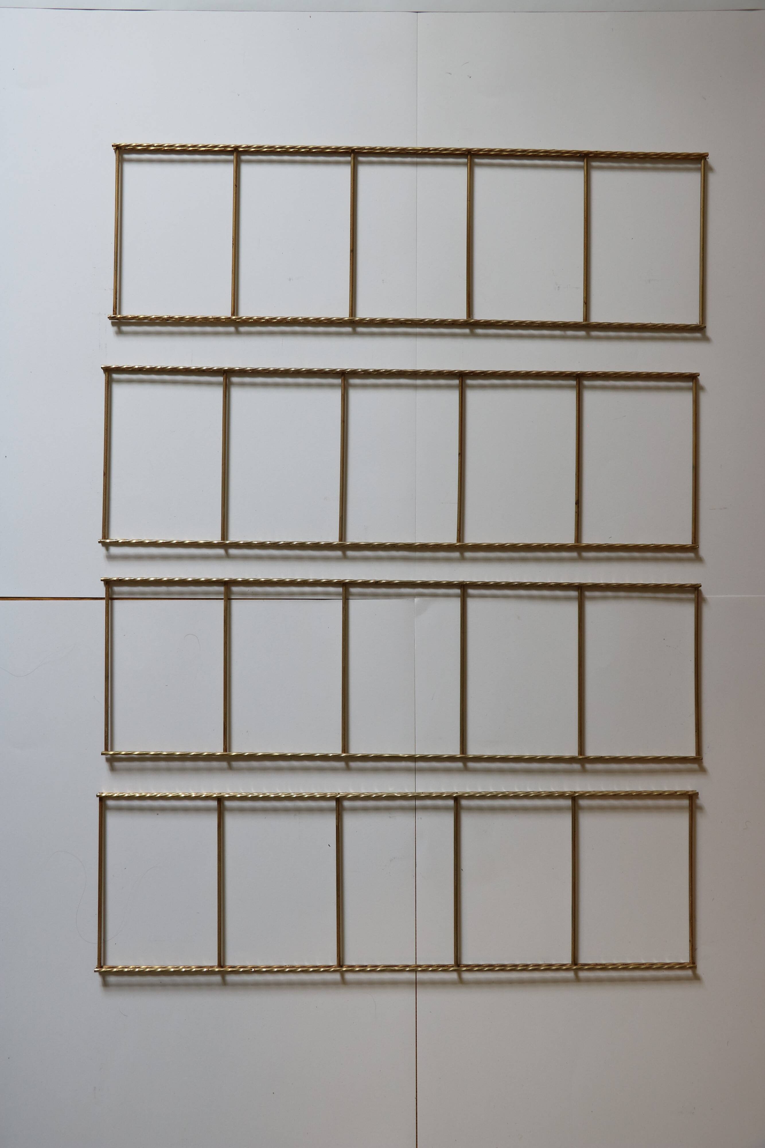 Pair of string shelves