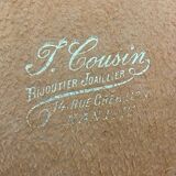 Louis XV style housewife in silver metal 20th century