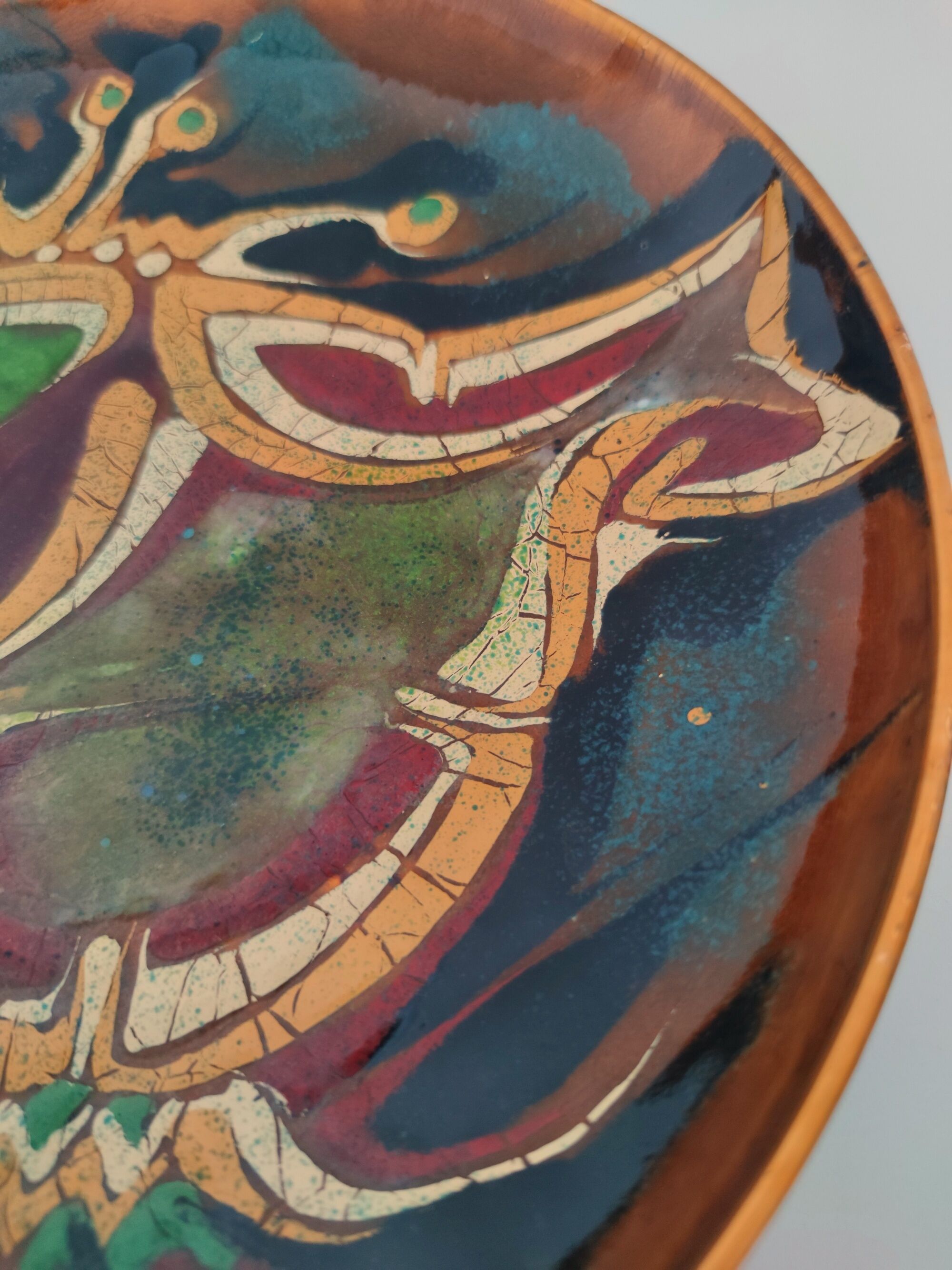 Vintage copper vide-poche