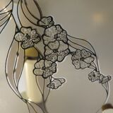 Vintage table lamp in brass and glass by Eglo, Austria 1970-1980