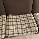 Lot 6 fauteuils tissu en polystyrène rigide année 50/60