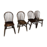 Série de 4 chaises Windsor