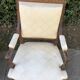 Pair of Louis XVI style armchairs solid walnut