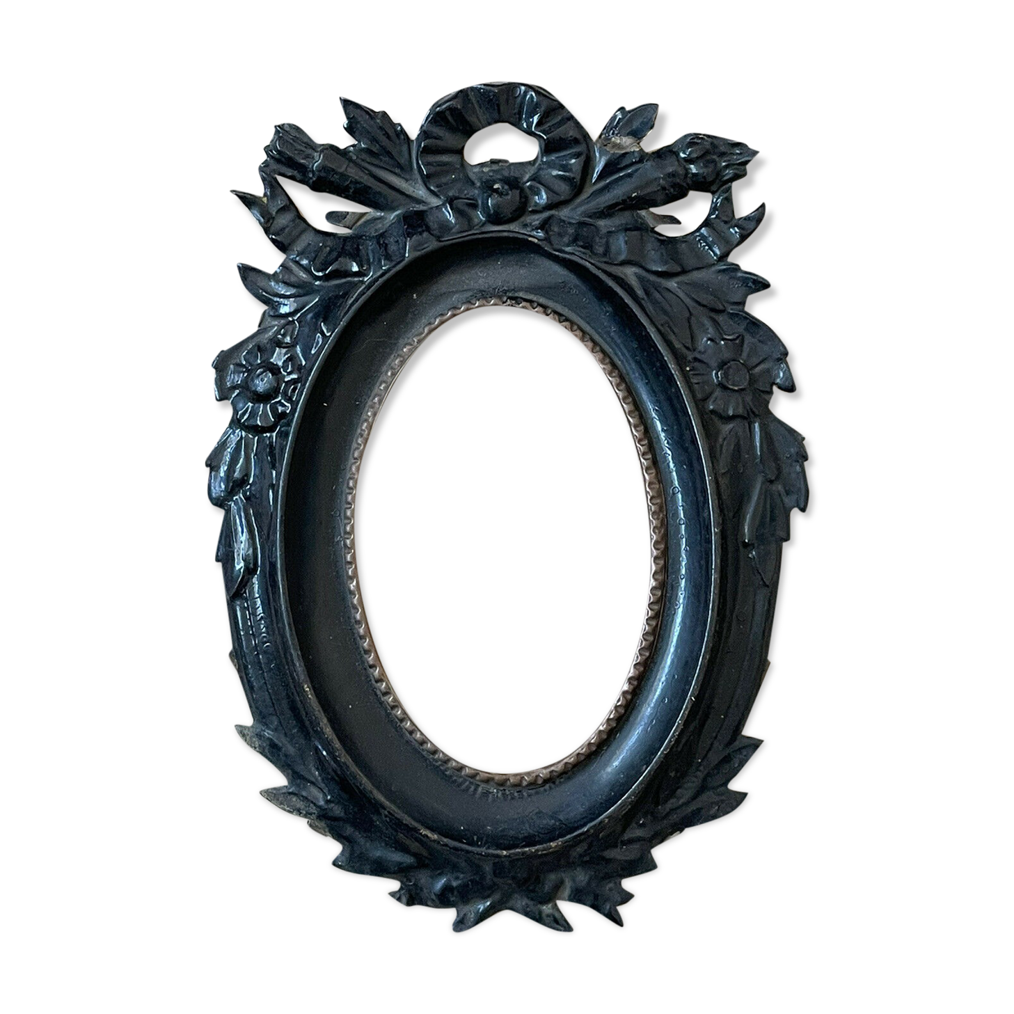 Frame Metal Black Quiver & Torches Napoleon III