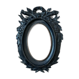 Frame Metal Black Quiver & Torches Napoleon III