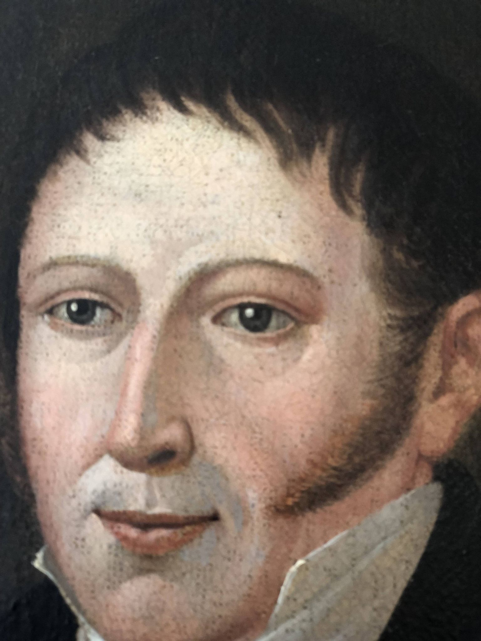 Antique Portrait Painting of a German Gentleman, 19th century