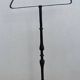 Floor-standing chandelier / antique candle holder, made of wrought iron.