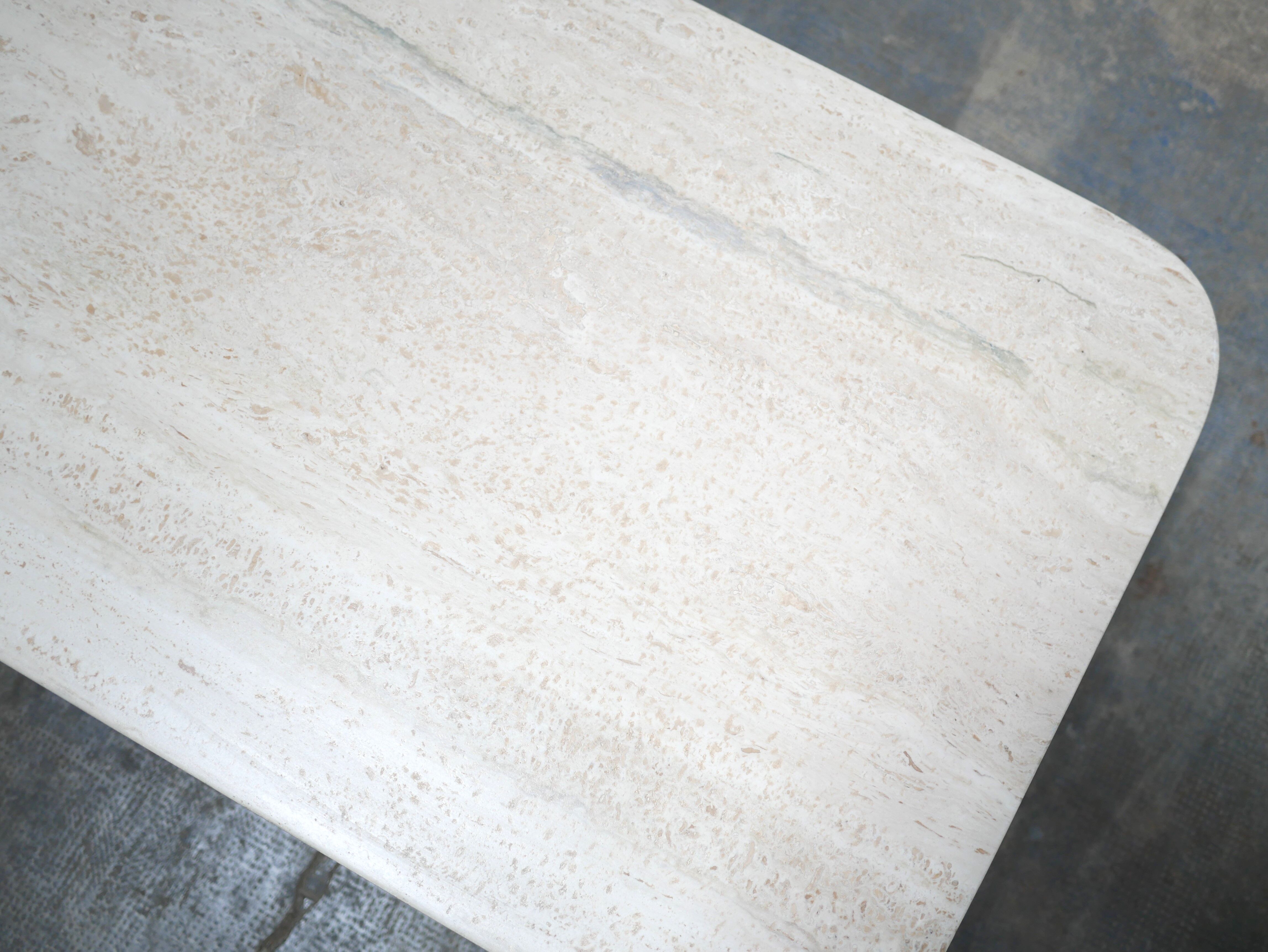 Vintage travertine coffee table