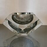 Murano glass ashtray by Flavio Poli for Seguso 60s