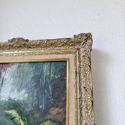 Framed oil painting "forest"