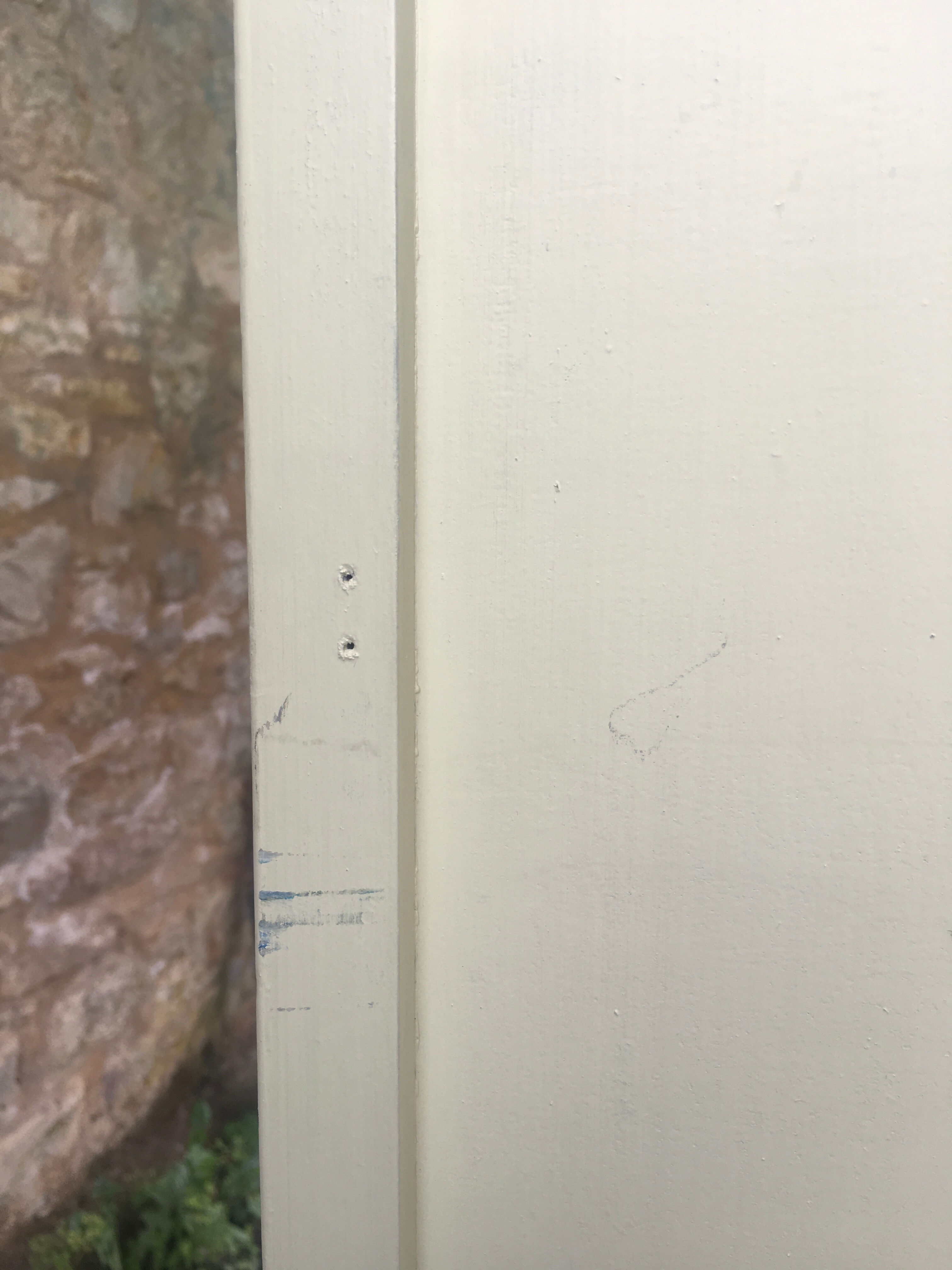 Parisian yellow wooden wardrobe