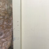 Parisian yellow wooden wardrobe