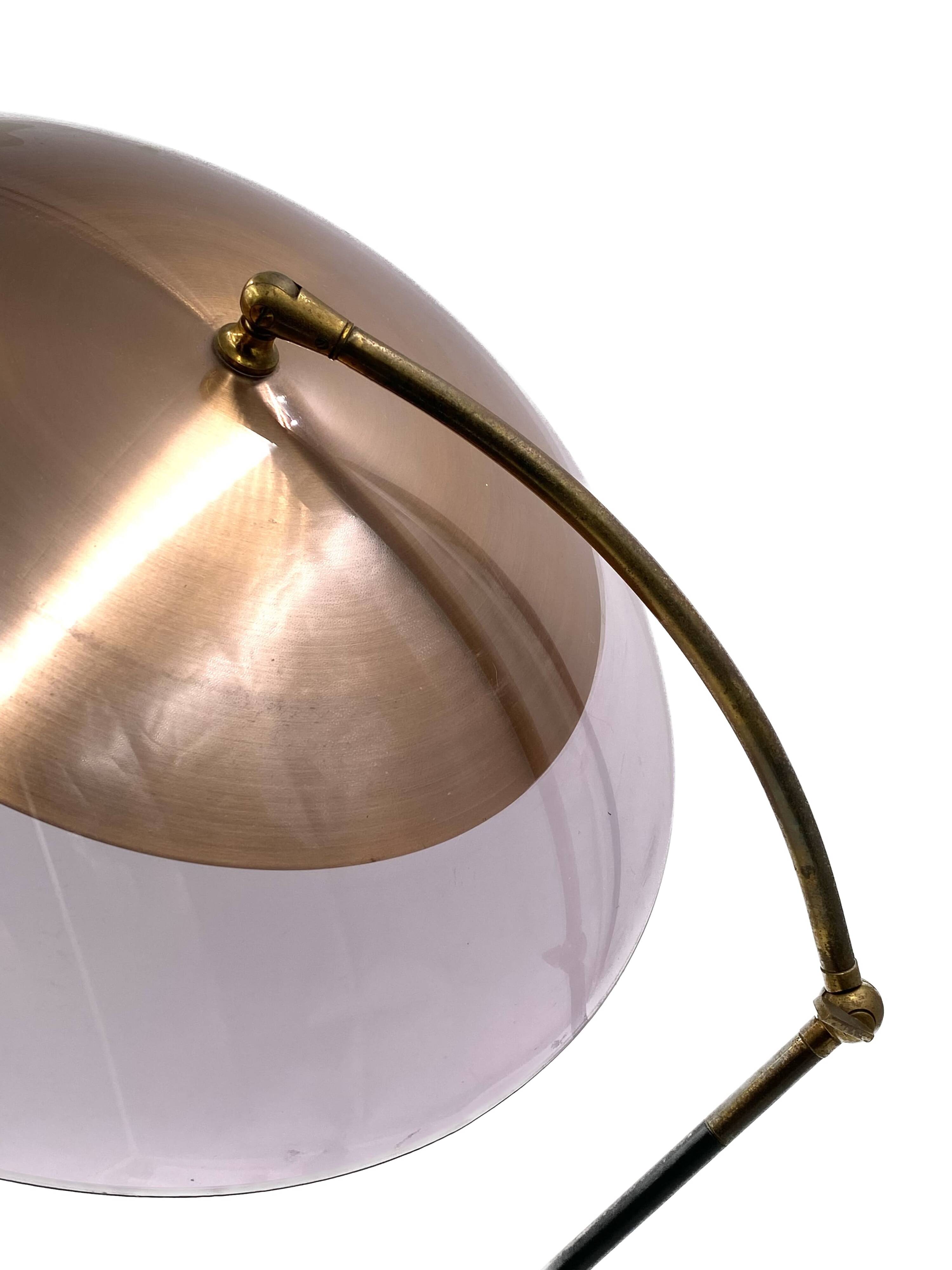 Stilux, mod. Orleans dome table lamp, Stilux Milano Italy, 1955