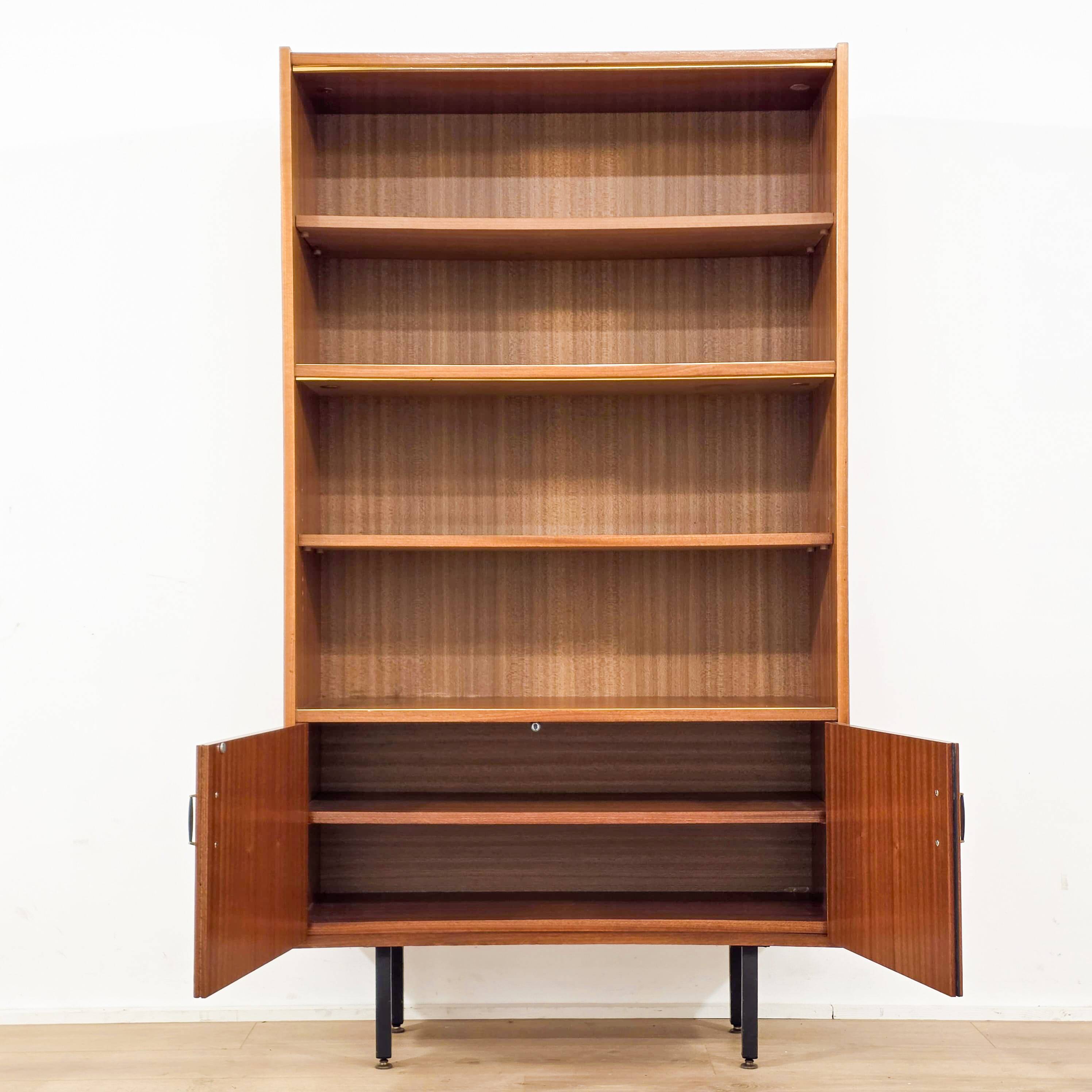 Scandinavian teak library from the 1970s.