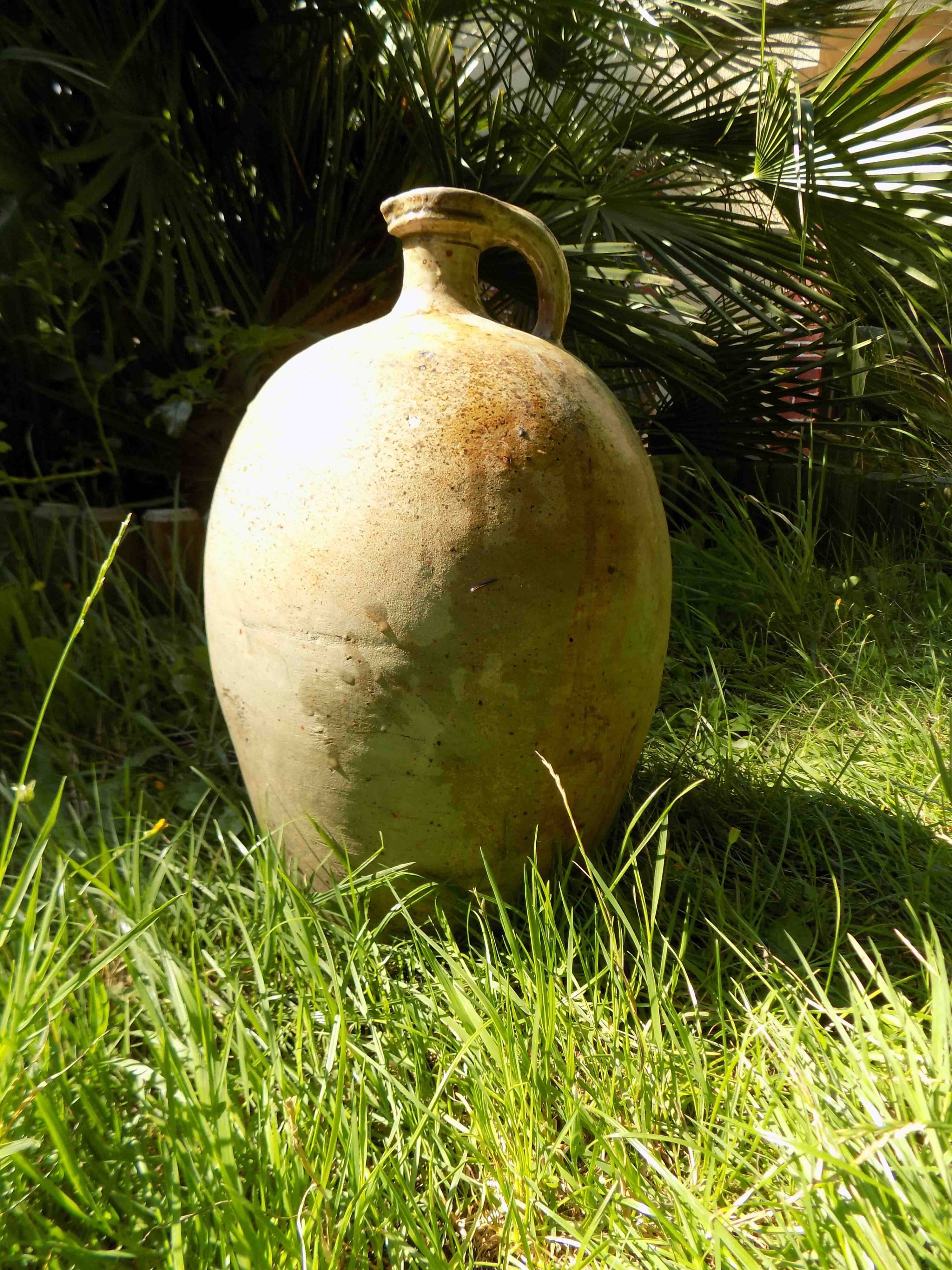 enamelled stoneware jug jar