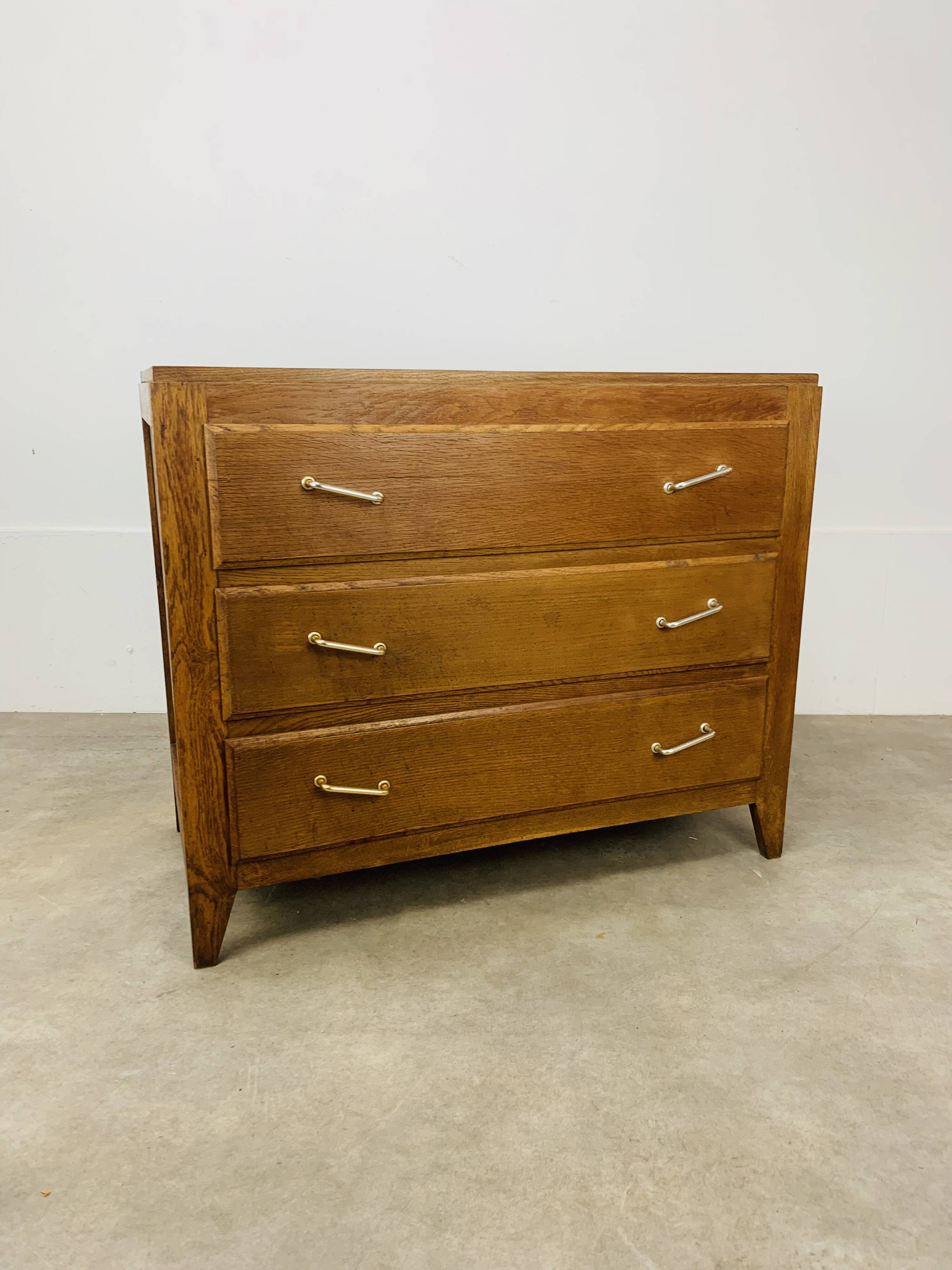 Commode pieds compas années 50, vintage