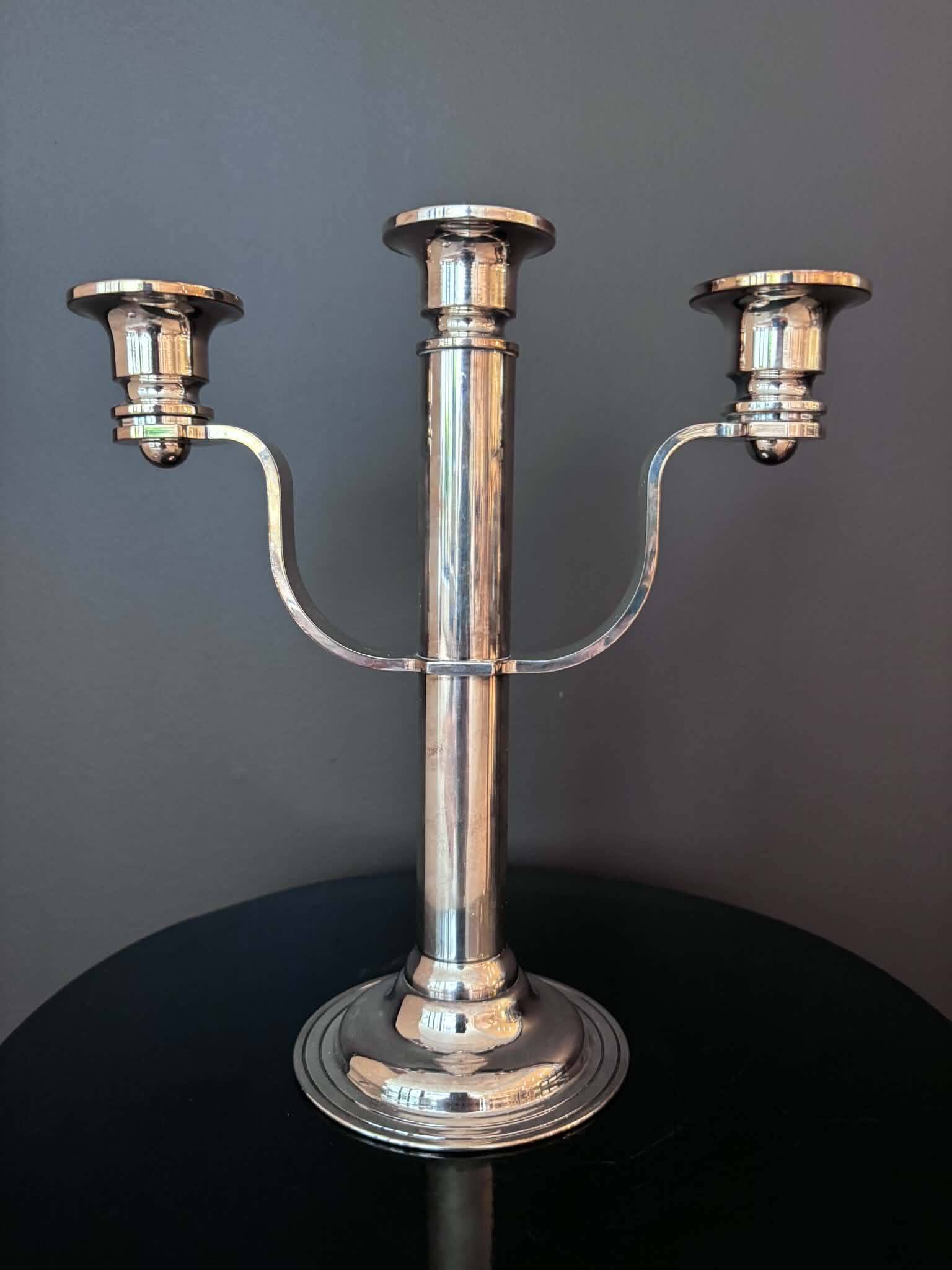 Silver candlestick