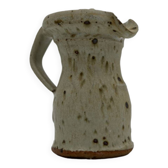 Miniature pitcher Gustave Tiffoche, pyrite stoneware