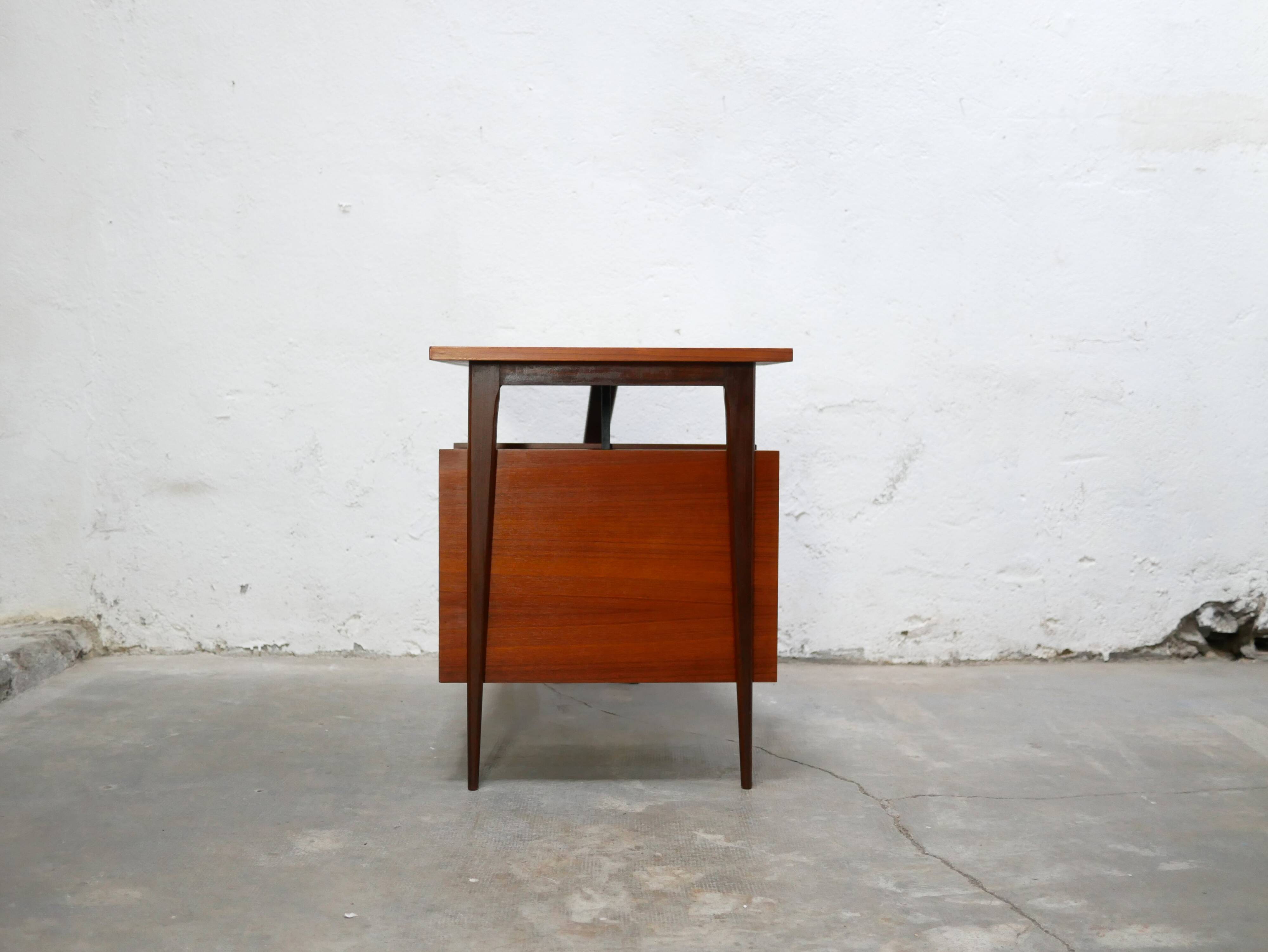 Vintage Scandinavian teak desk