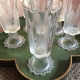 Series of 6 glasses