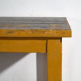 Antique long table with lower shelf (c.1920) #17