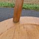 Set of 4 solid organic chairs