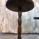 Turned wood side table