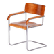 Bauhaus Armchair in Chrome & Beech attributed to Mücke-Melder, 1930s