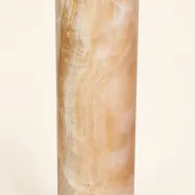 Cylindrical vase in natural veined onyx – Semi-precious stone