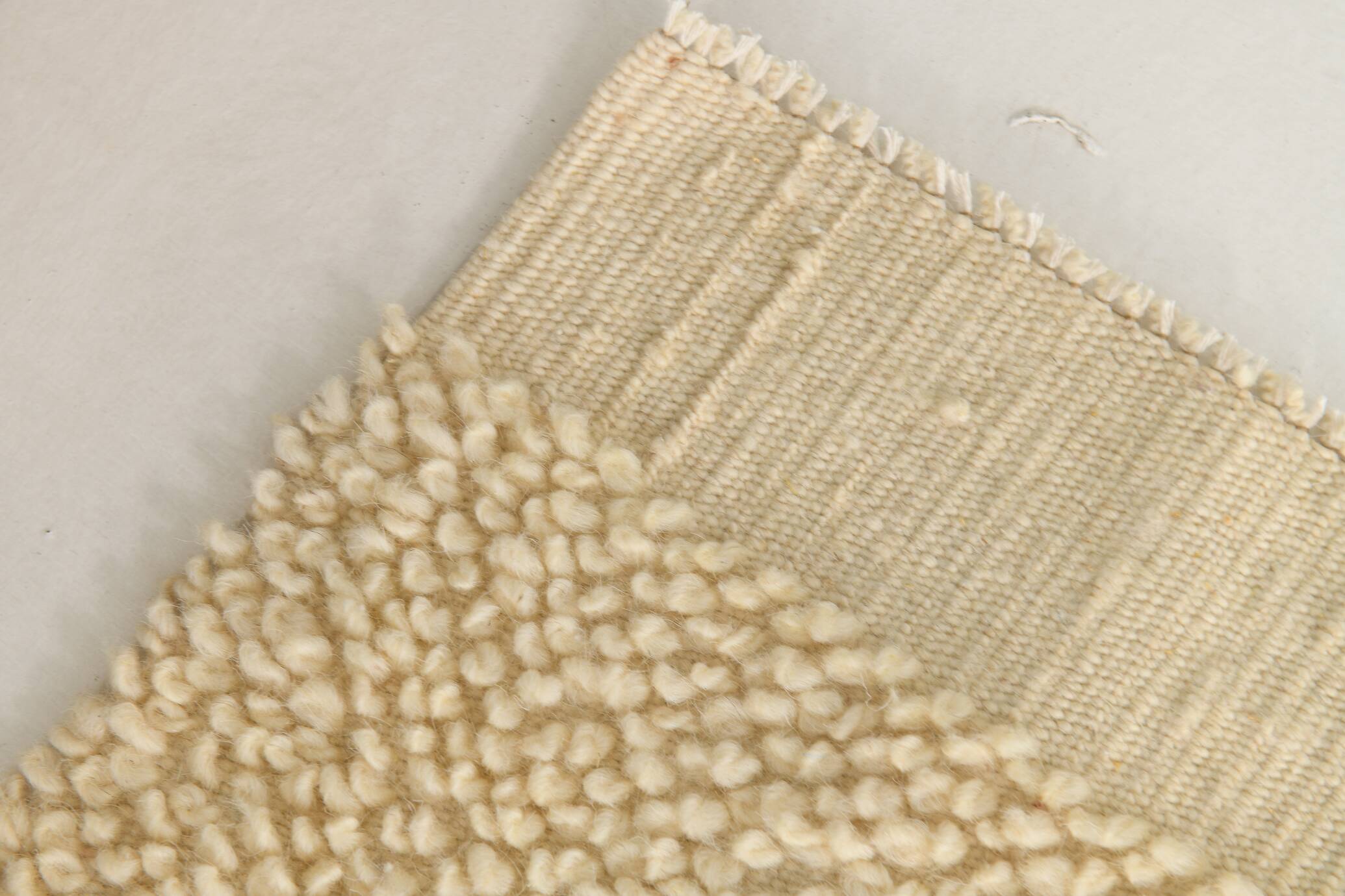 Paillasson turc moderne beige crème 2x3, 60x93 cm
