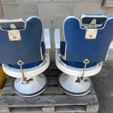 Pair of vintage hairdressing chairs