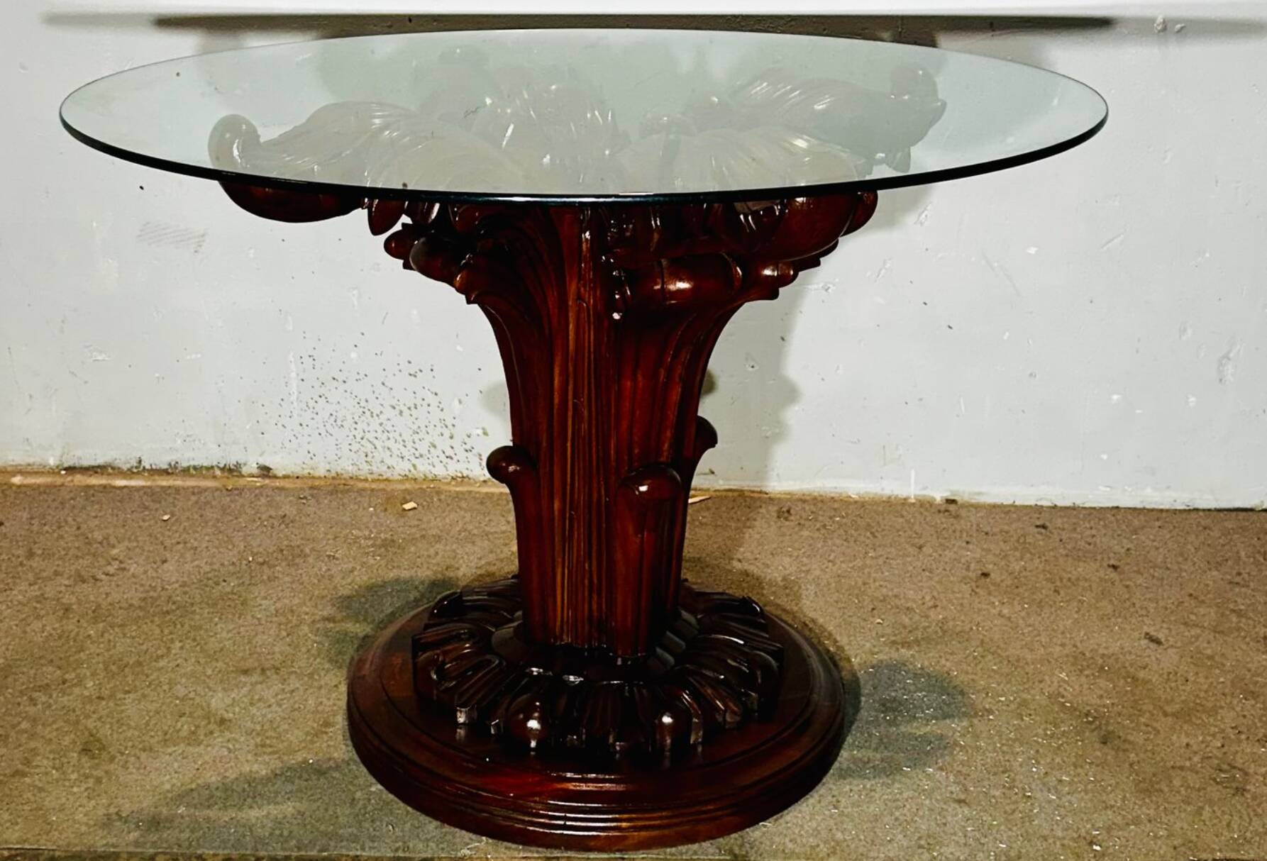 Tavolo da pranzo scultoreo, anni '40