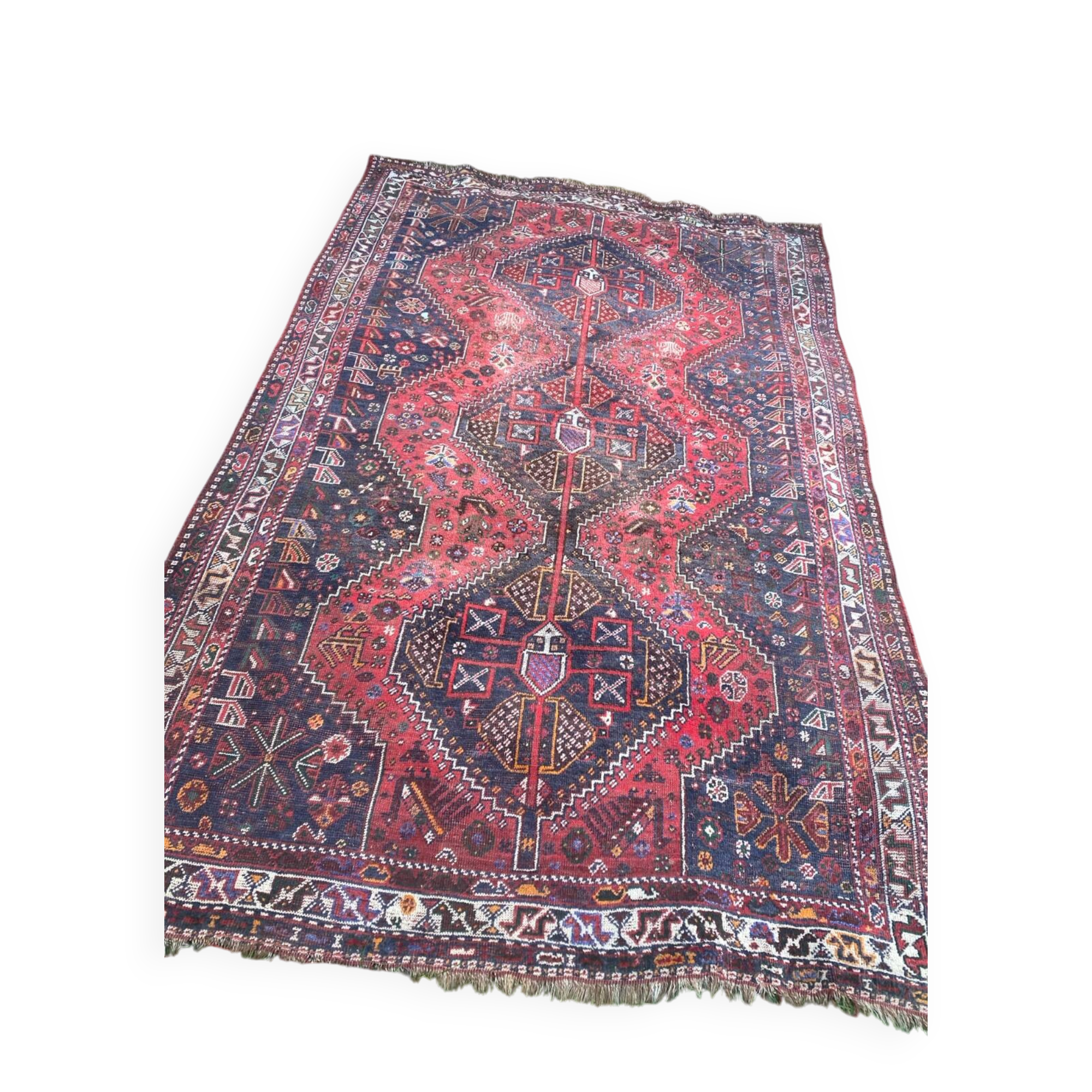 Large Iranian carpet, 100% wool, handwoven, very good condition.