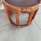 Sofa armchairs and coffee table in vintage rattan of six pieces