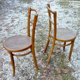 Pair of Bistrot Chairs 1900