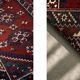 Vintage Red Hand-Woven Oriental Afghan Rug, 1970s